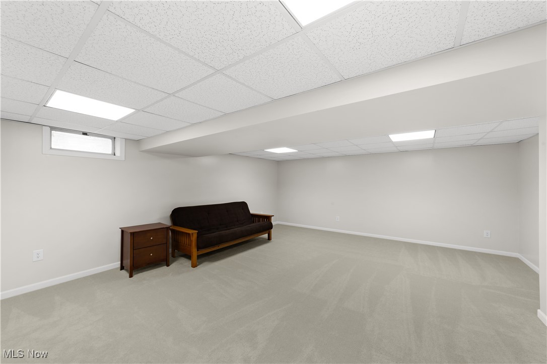 2977 Reeves Road Willoughby, OH 44094 - Photo 30 of 49 Finished rec room in basement with new carpeting.