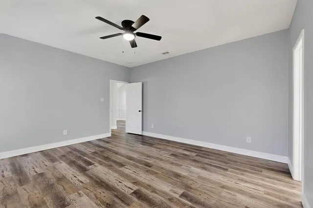wooden floor in an empty room