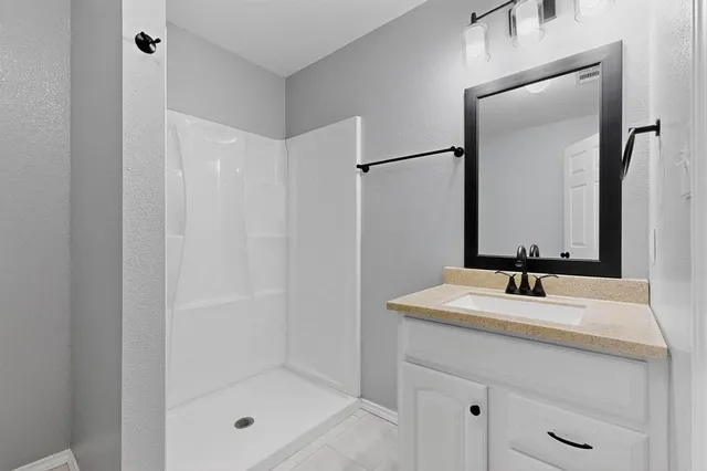 a view of a garage room