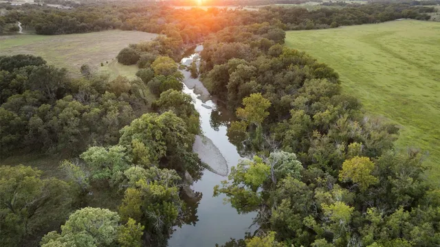 a view of lake and mountain