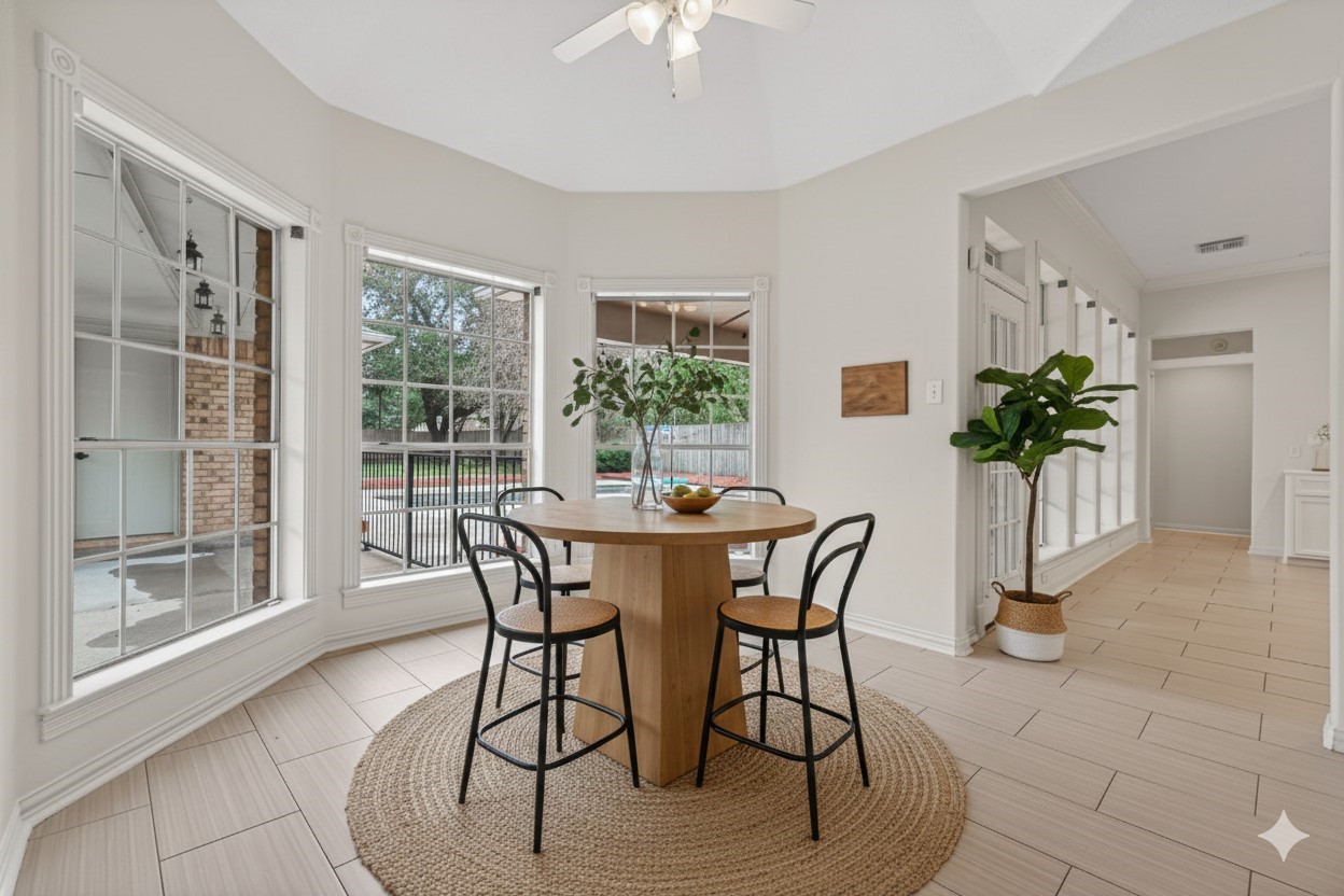 2115 Foreland Drive Houston, TX 77077 - Photo 17 of 50 Virtually staged breakfast room