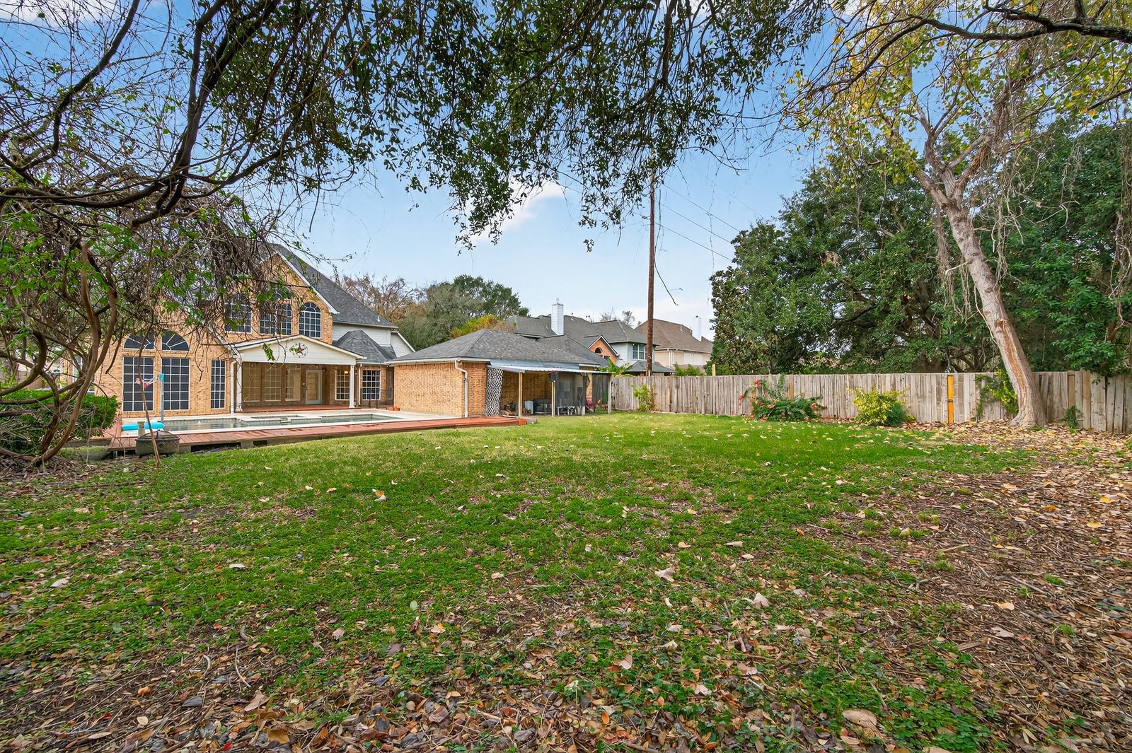 2115 Foreland Drive Houston, TX 77077 - Photo 50 of 50 Large back yard