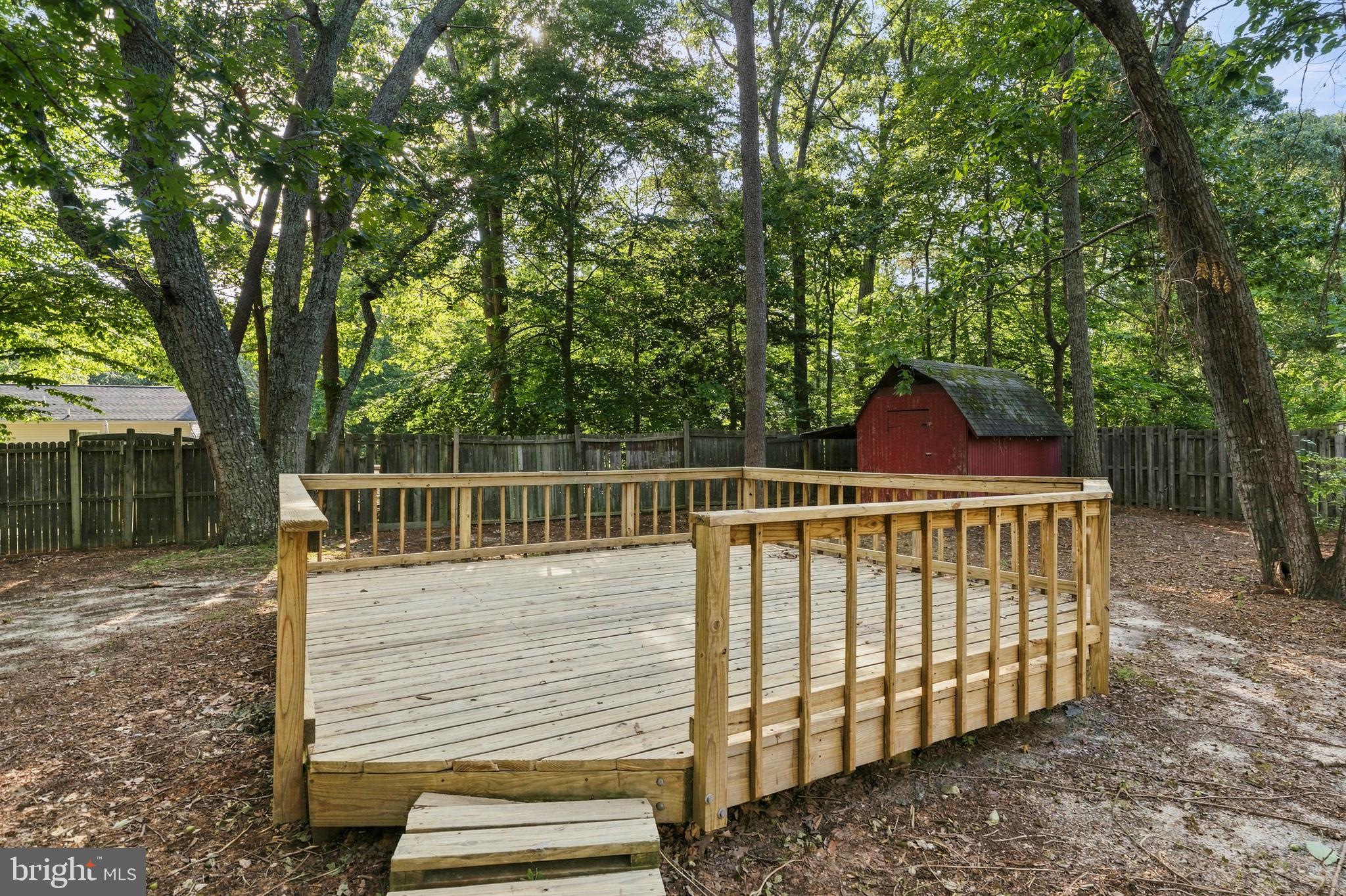 11407 Rawhide Road Lusby, MD 20657 - Photo 31 of 64 Your private deck to enjoy nature and relax.