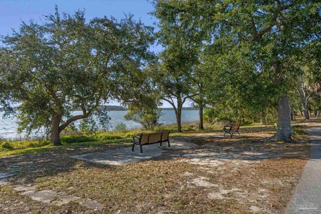 a view of yard with swimming pool