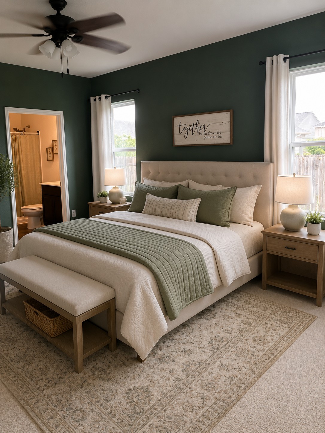 109 Helios Drive Jarrell, TX 76537 - Photo 14 of 36 a bedroom with a bed and a chandelier