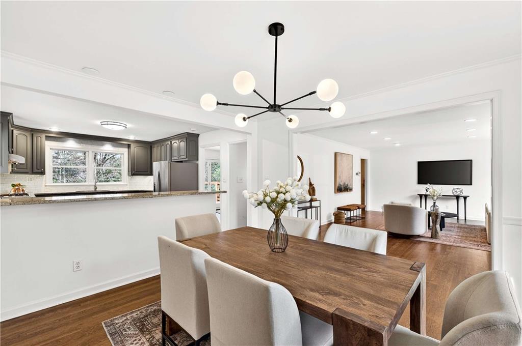 632 Willivee Drive Decatur, GA 30033 - Photo 11 of 44 a view of a dining room with furniture and wooden floor