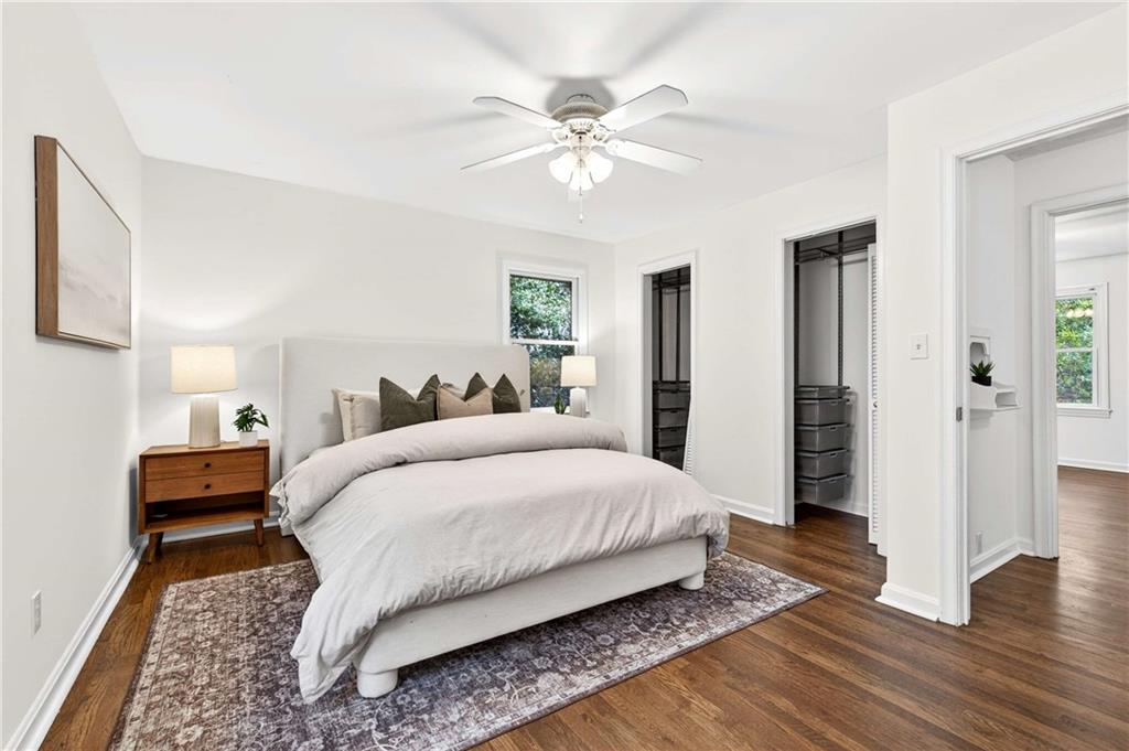 632 Willivee Drive Decatur, GA 30033 - Photo 23 of 44 a spacious bedroom with a bed and a table