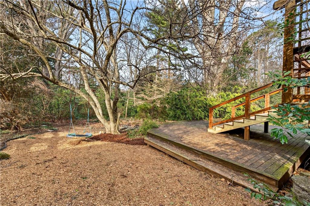 632 Willivee Drive Decatur, GA 30033 - Photo 36 of 44 a view of a yard with wooden fence