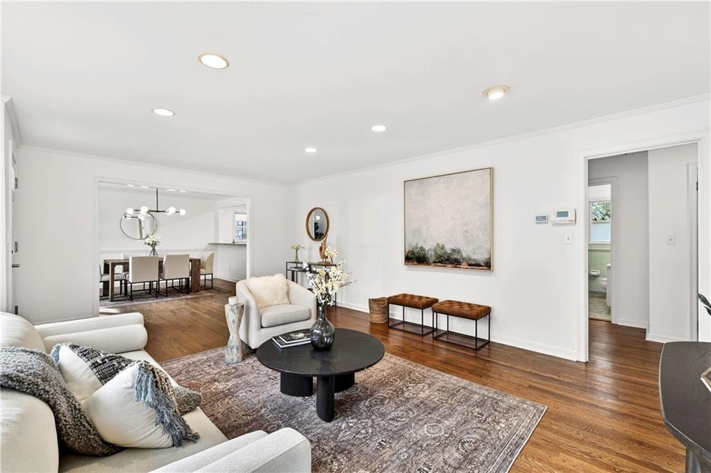 632 Willivee Drive Decatur, GA 30033 - Photo 8 of 44 a living room with furniture and wooden floor