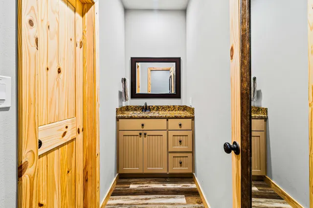 a outdoor space with patio furniture and a barbeque grill