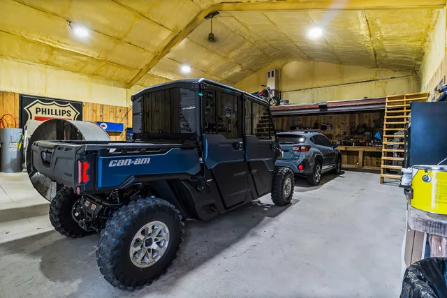 a view of a lush green field