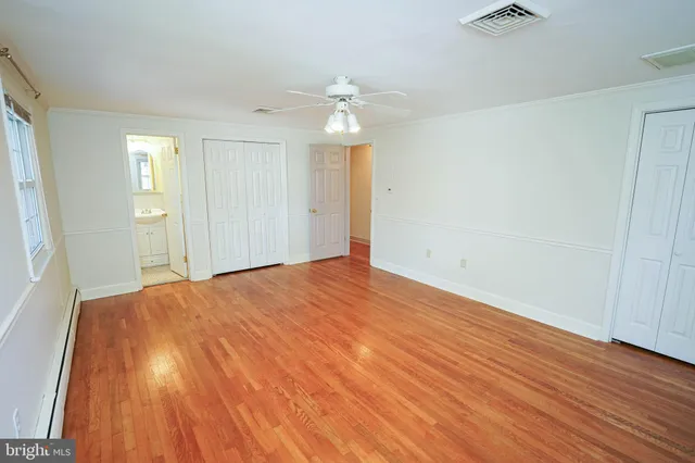 wooden floor in an empty room