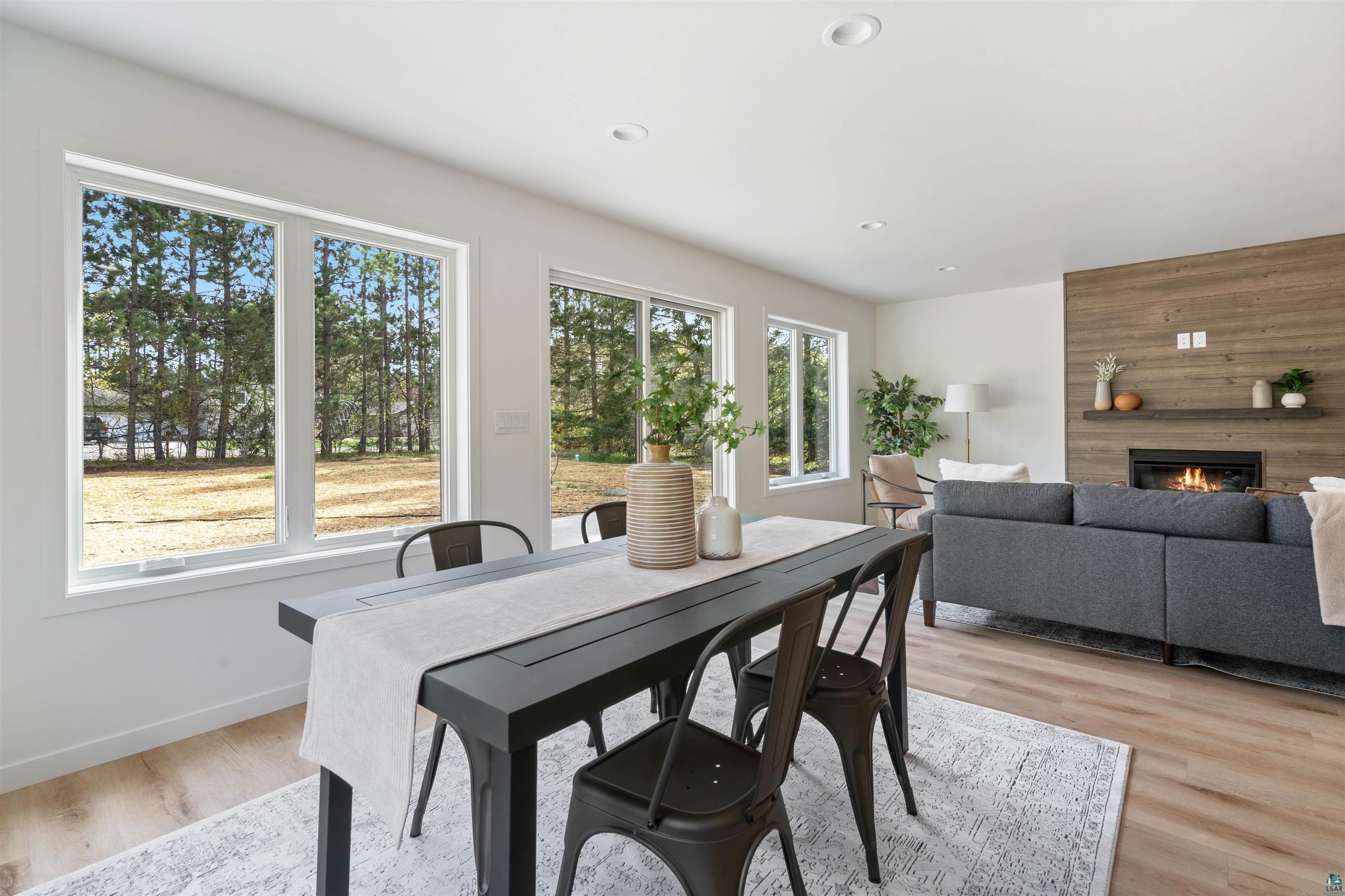 1386 Stephen Road Cloquet, MN 55720 - Photo 8 of 25 Open-concept interior featuring light wood-finish flooring