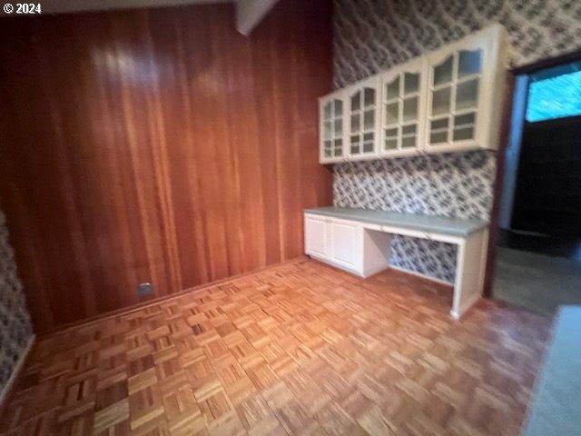 2890 Warren Street Eugene, OR 97405 - Photo 15 of 46 a view of an empty room with a wooden door