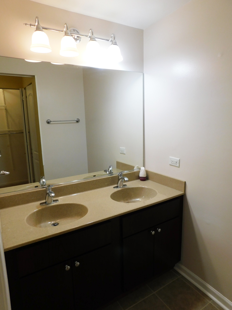 1191 Ranchview Court Buffalo Grove, IL 60089 - Photo 11 of 20 a bathroom with a double vanity sink and a mirror