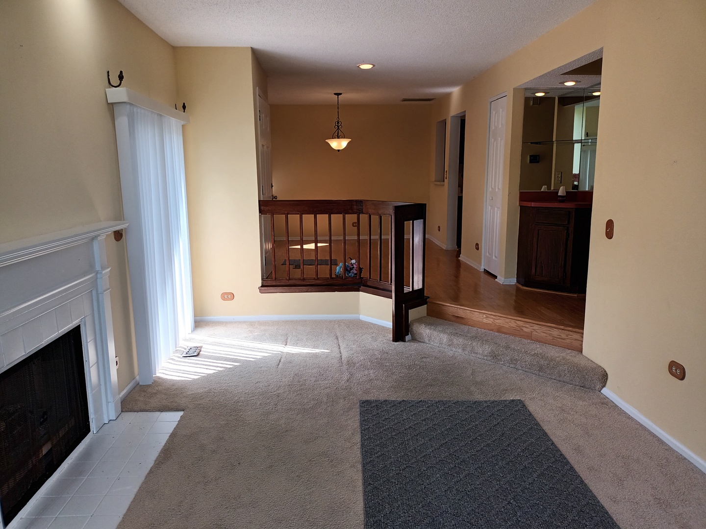 1191 Ranchview Court Buffalo Grove, IL 60089 - Photo 4 of 20 a view of an empty room with a fireplace and a window