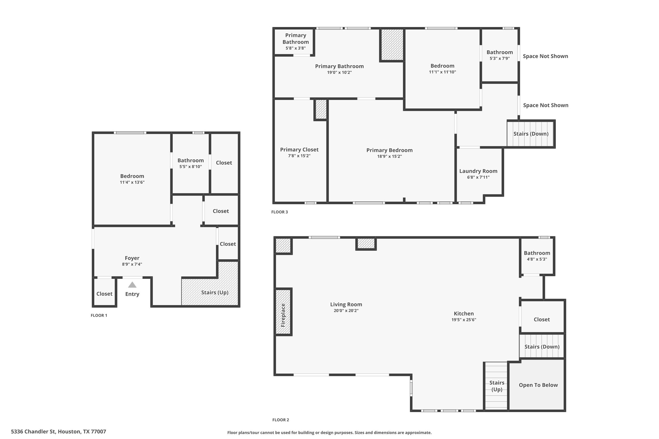 5336 Chandler Street Houston, TX 77007 - Photo 35 of 35 Floor plan