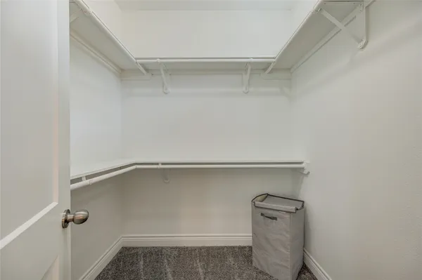 a view of a walk in closet