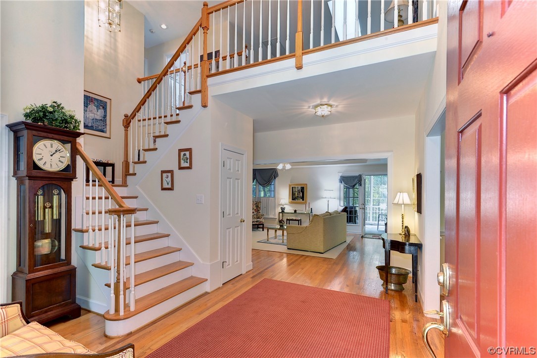 109 Butler Williamsburg, VA 23188 - Photo 3 of 47 a view of entryway livingroom and hall with wooden floor