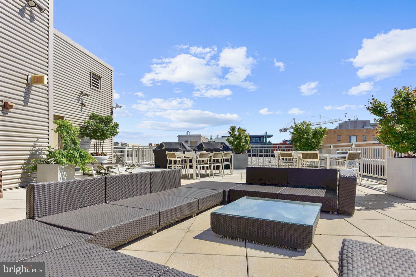 440 L Street Northwest, Unit 913 Washington, DC 20001 - Photo 29 of 42 a view of a terrace with couches