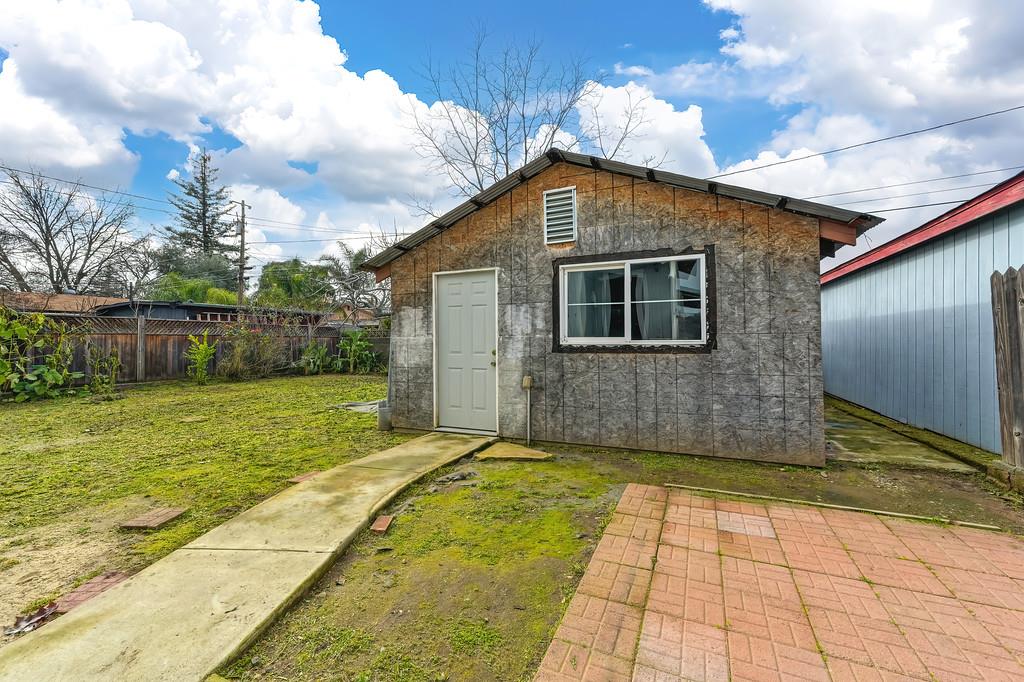 654 B Street Lincoln, CA 95648 - Photo 34 of 39 Detached Garage in the backyard with access to the alley behind the property.