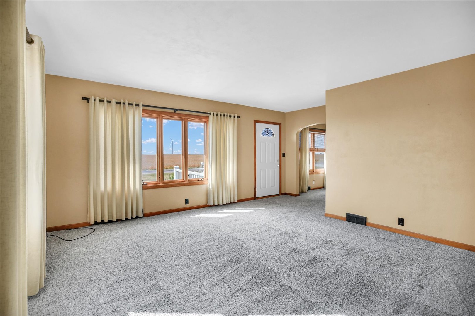 2151 East 2600 North Road Armstrong, IL 61812 - Photo 11 of 56 a view of an empty room with a window