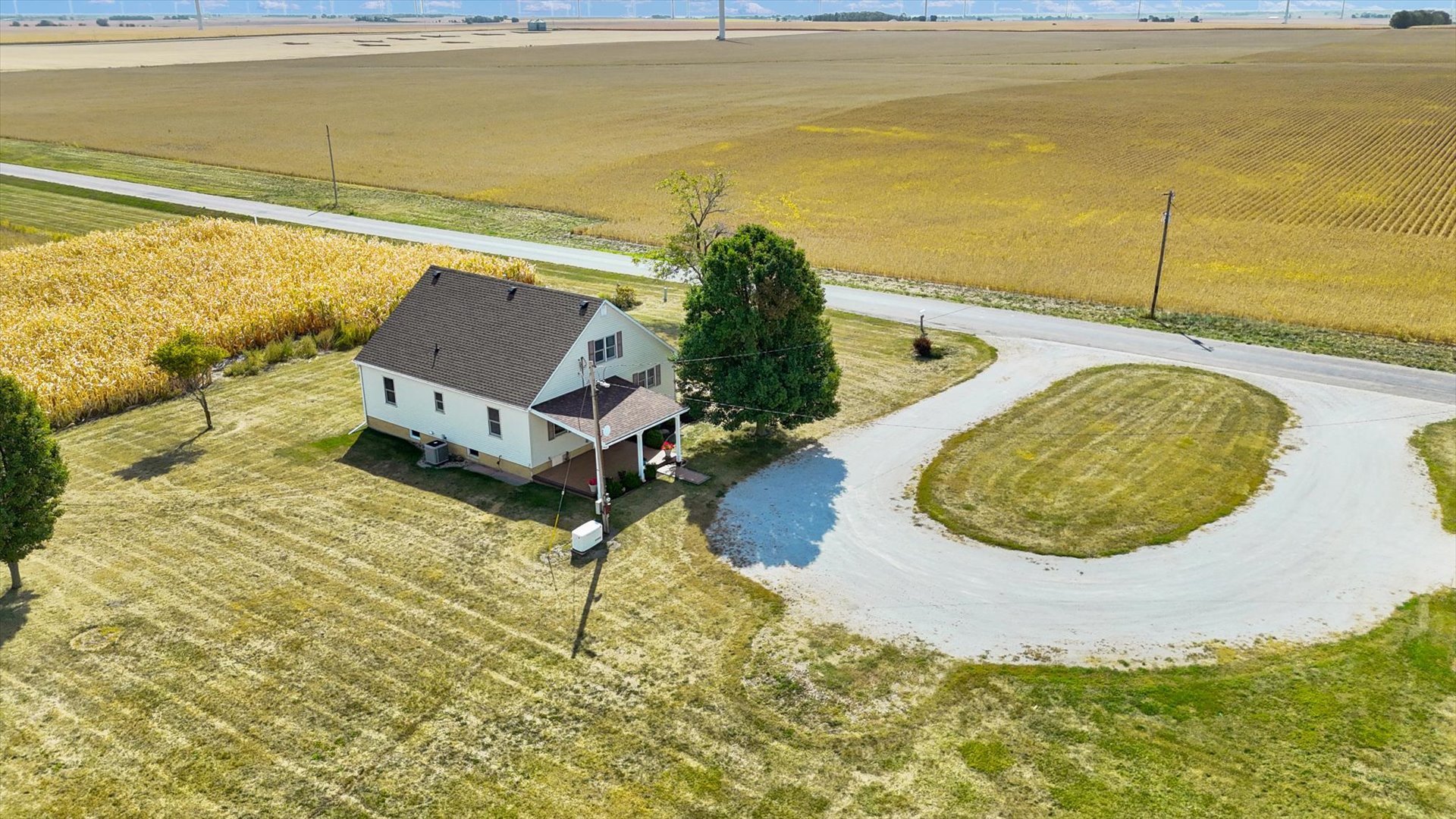 2151 East 2600 North Road Armstrong, IL 61812 - Photo 46 of 56 a view of a swimming pool with an outdoor space and seating area