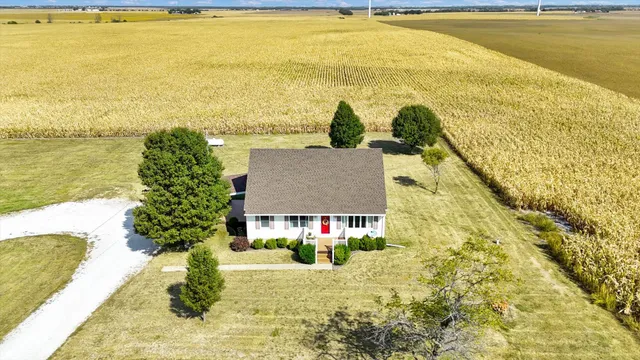 a view of an ocean and beach