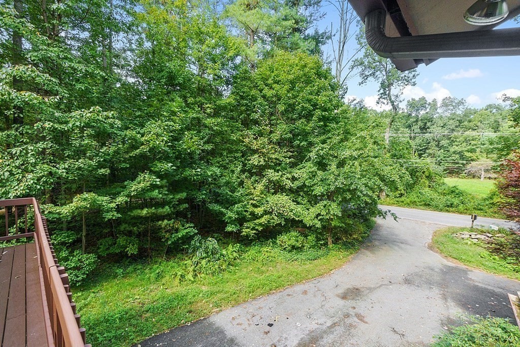 342 Taylor Road Stow, MA 01775 - Photo 39 of 42 a view of a yard with plants and a bench