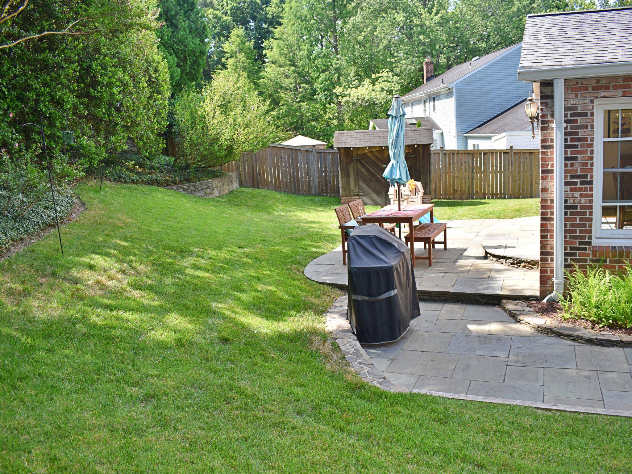 8097 Winding Way Court Springfield, VA 22153 - Photo 34 of 44 Fully fenced backyard with room to play