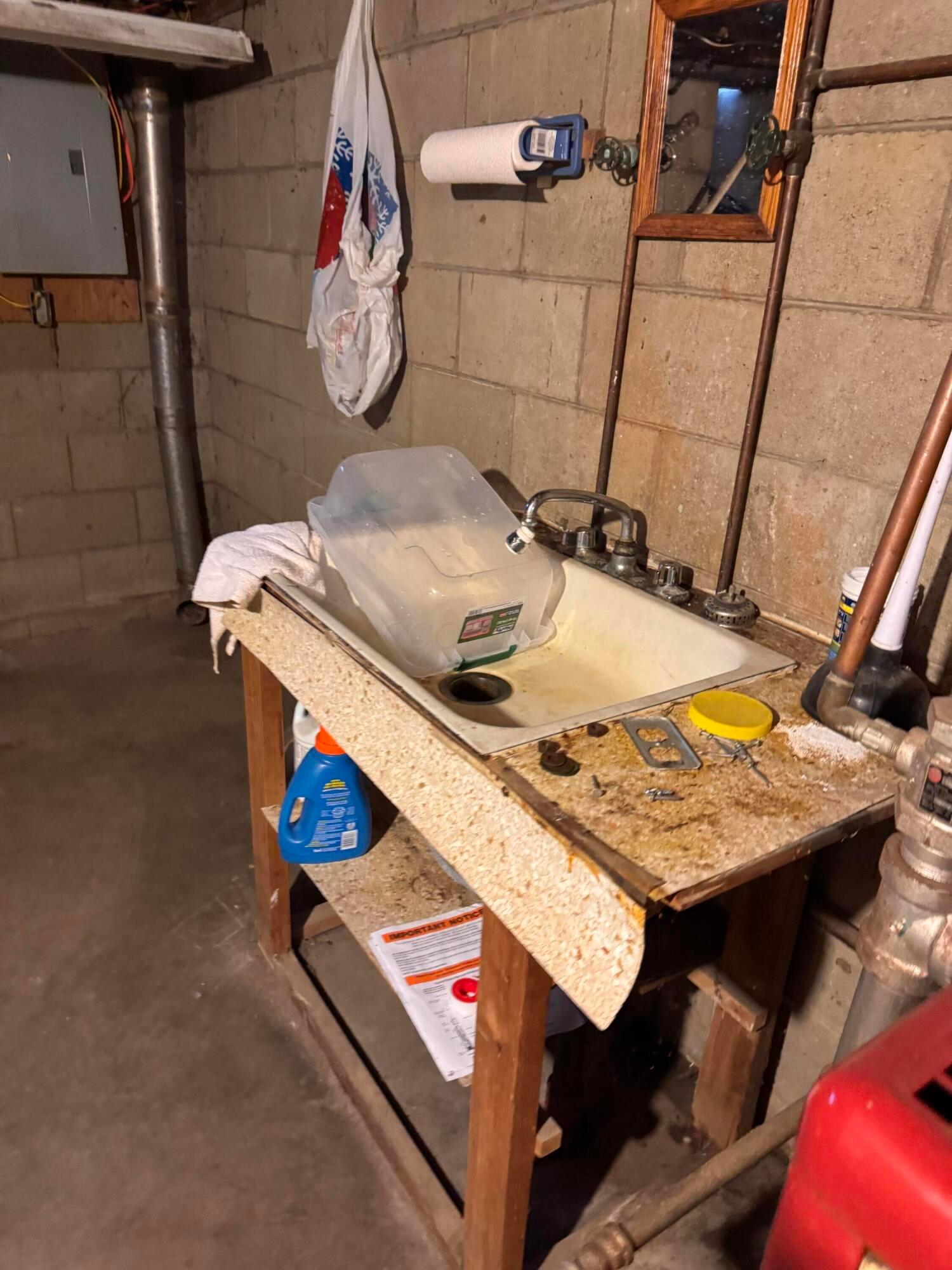 330 Midland Road Chillicothe, OH 45601 - Photo 37 of 38 Basement sink