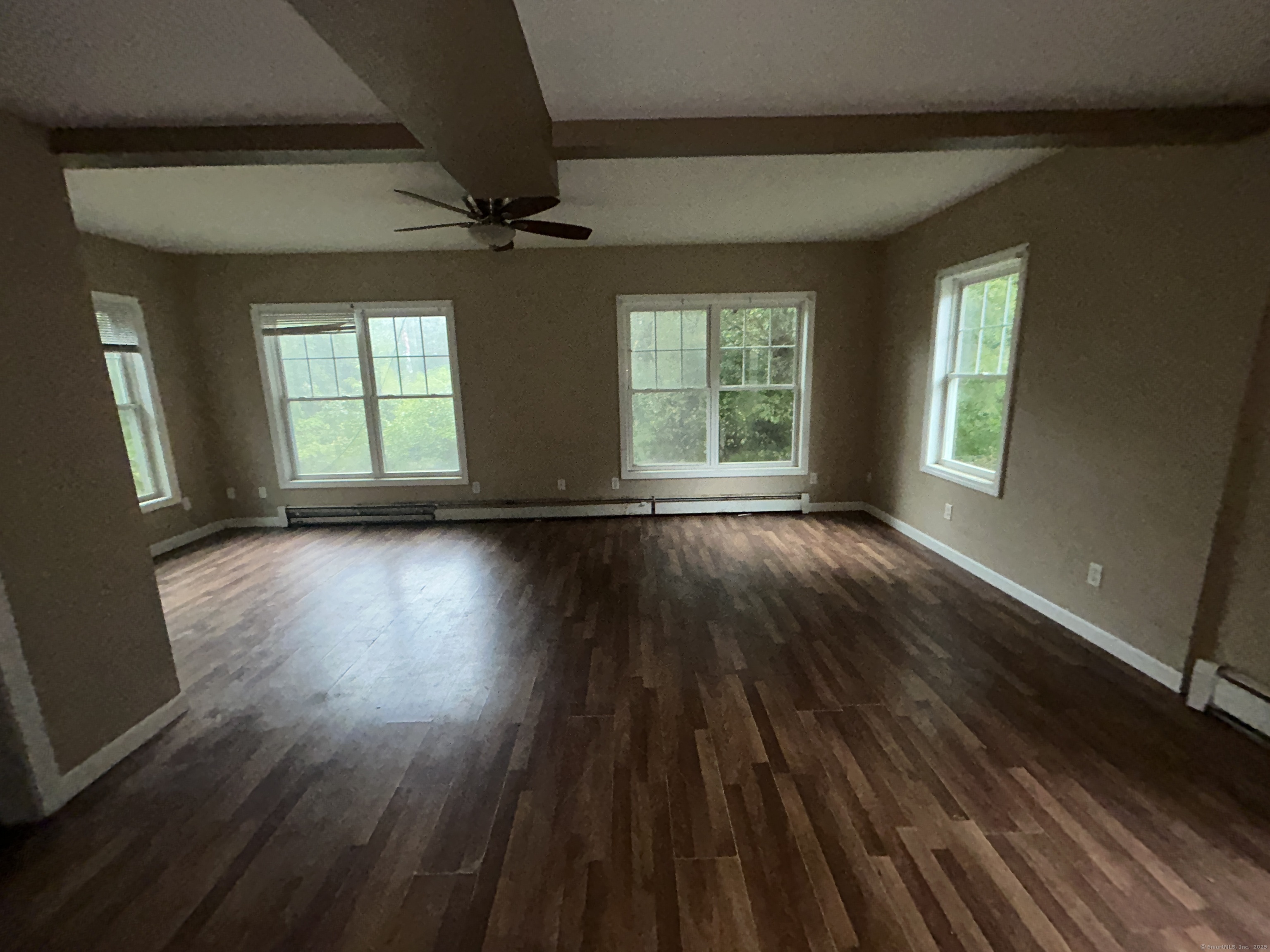 53 Falls Bashan Road East Haddam, CT 06469 - Photo 9 of 32 wooden floor in an empty room with a window