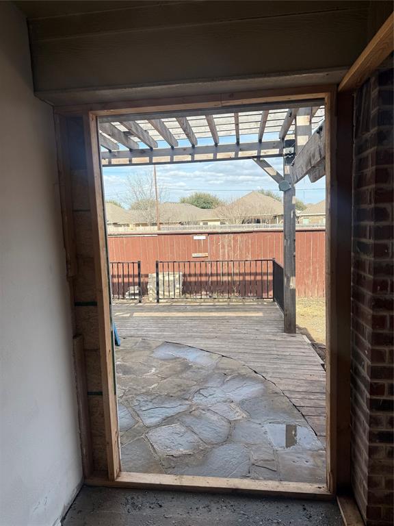 2524 Riders Way Woodway, TX 76712 - Photo 17 of 35 Entryway featuring healthy amount of natural light and stone finish flooring