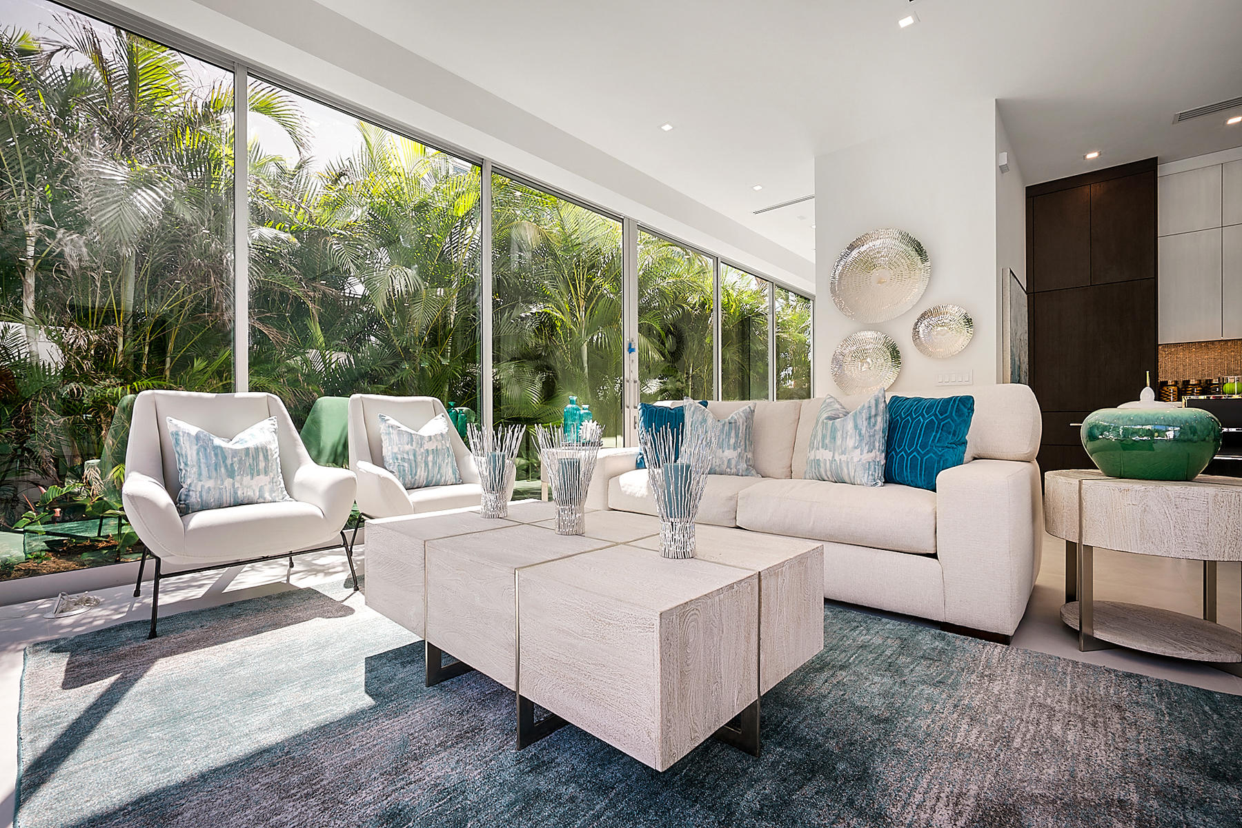 3092 Banyan Road, Unit A Boca Raton, FL 33432 - Photo 12 of 49 a living room with furniture and a large window