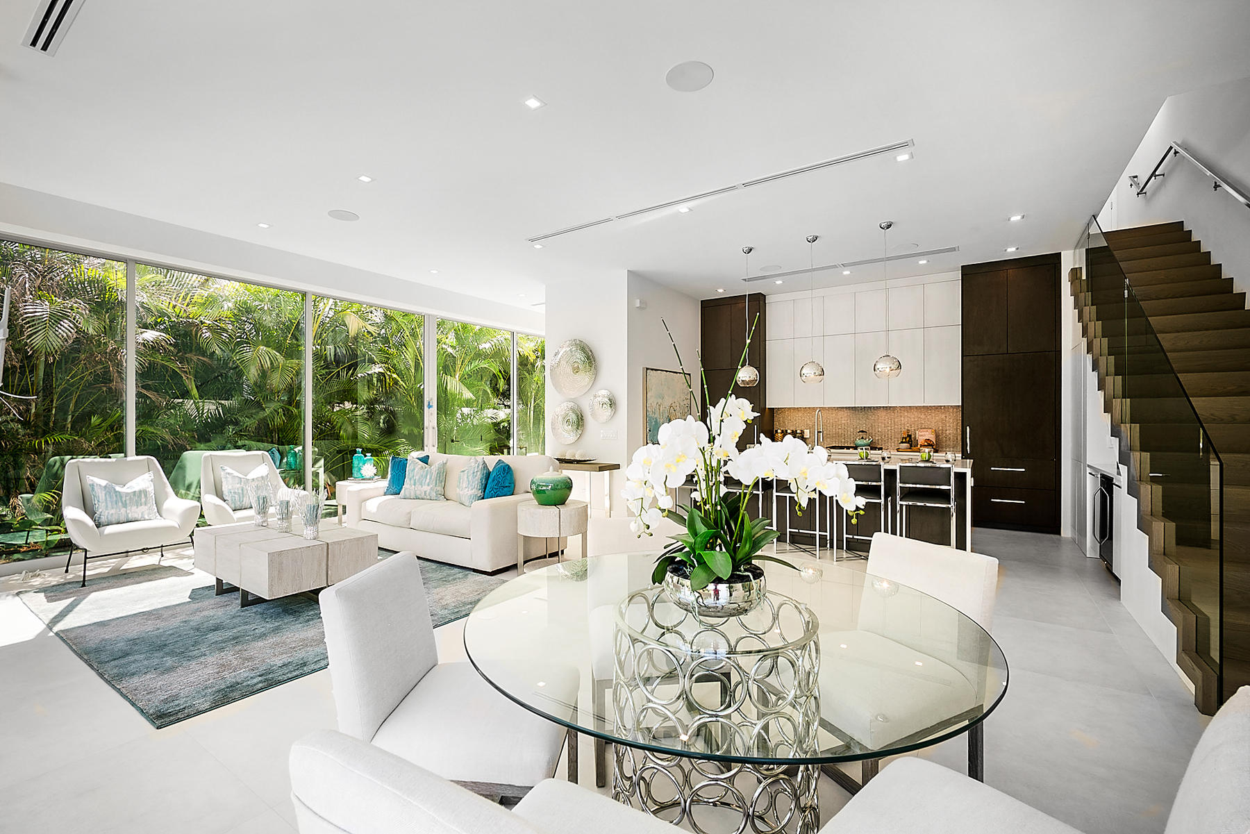 3092 Banyan Road, Unit A Boca Raton, FL 33432 - Photo 14 of 49 a living room with furniture kitchen and a large window