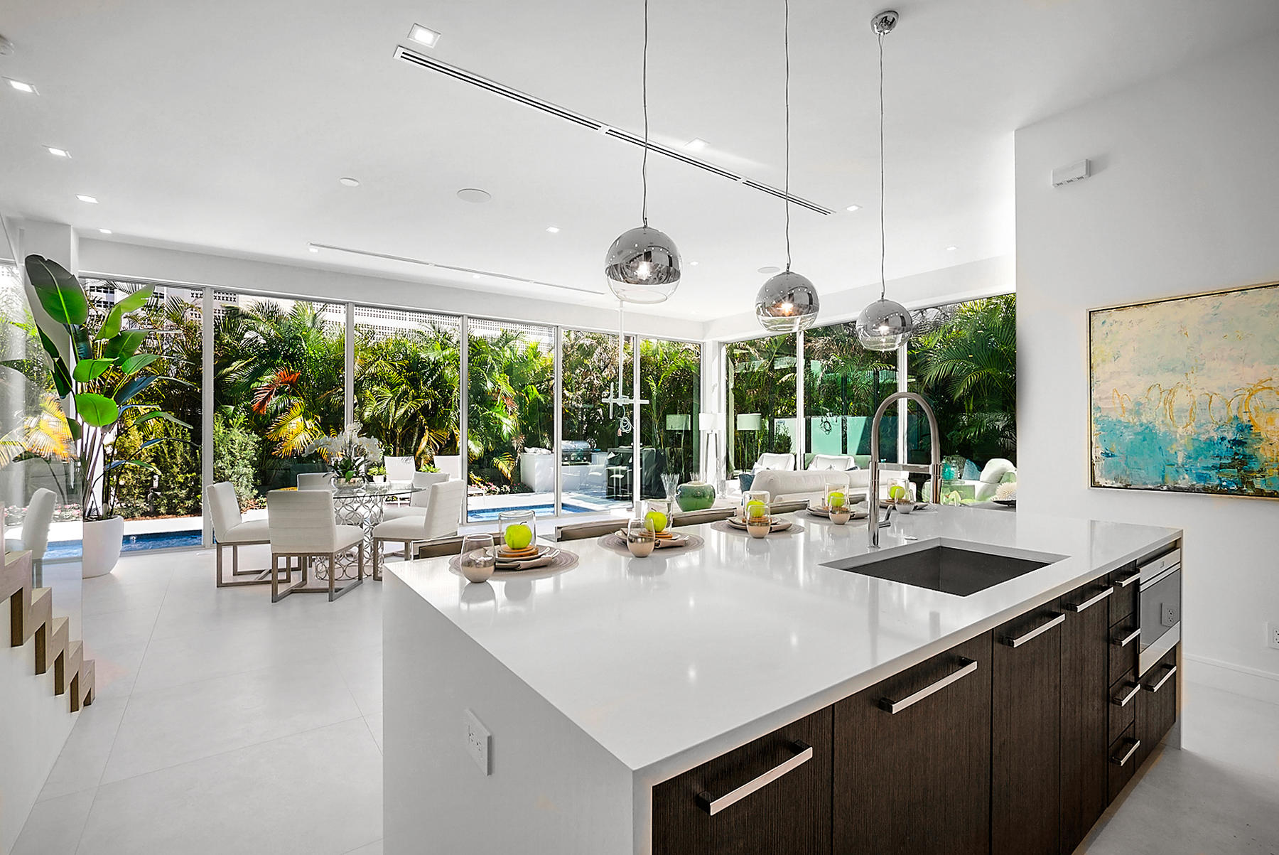 3092 Banyan Road, Unit A Boca Raton, FL 33432 - Photo 16 of 49 a kitchen with a large counter top space