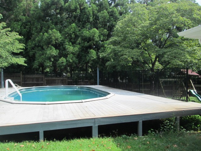 700 Windsor Drive Anderson, SC 29621 - Photo 17 of 23 Above ground pool that is recessed into the ground