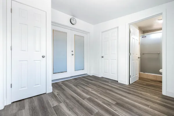 a view of wooden floor