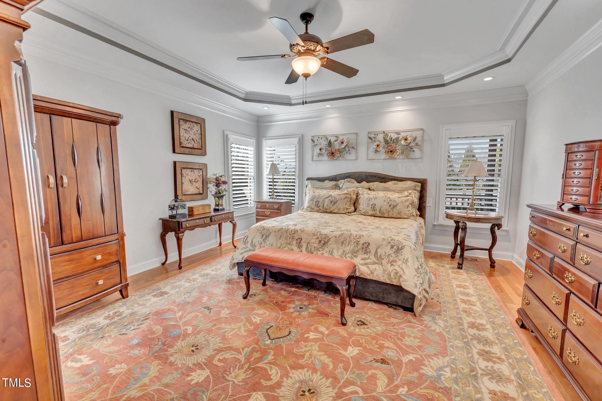 3324 Cotten Road Raleigh, NC 27603 - Photo 15 of 43 Primary Suite w/ Tray Ceiling