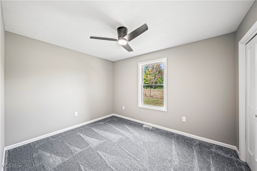 2049 Barnum Road Geneva, OH 44041 - Photo 22 of 33 Carpeted spare room with ceiling fan