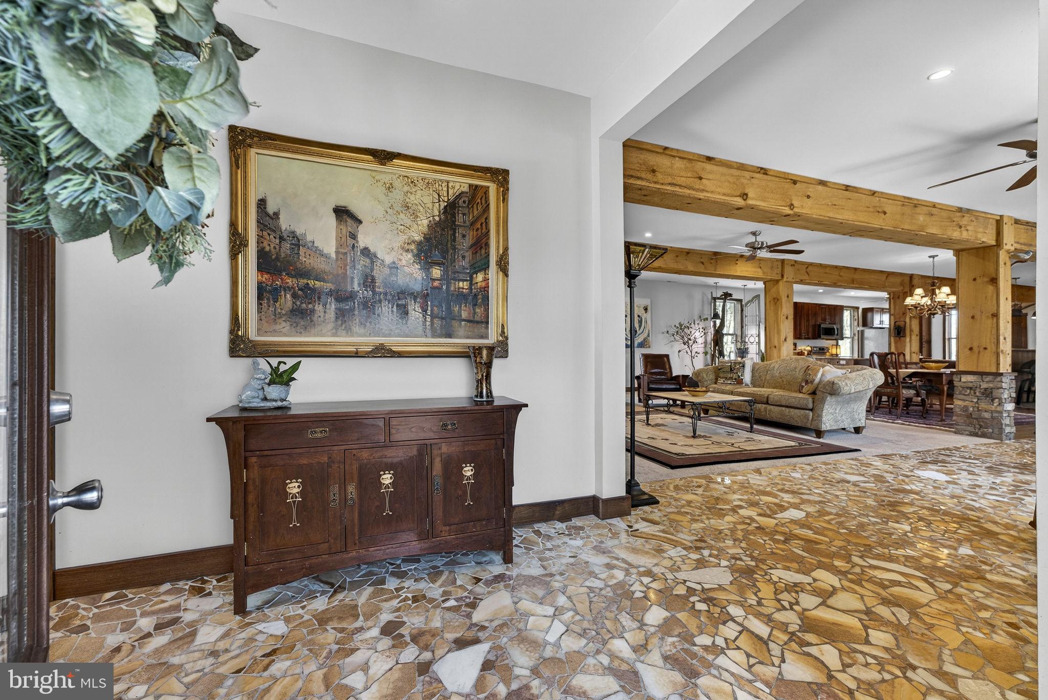 40 Angel Kiss Lane Castleton, VA 22716 - Photo 3 of 56 Custom marble mosaic floors