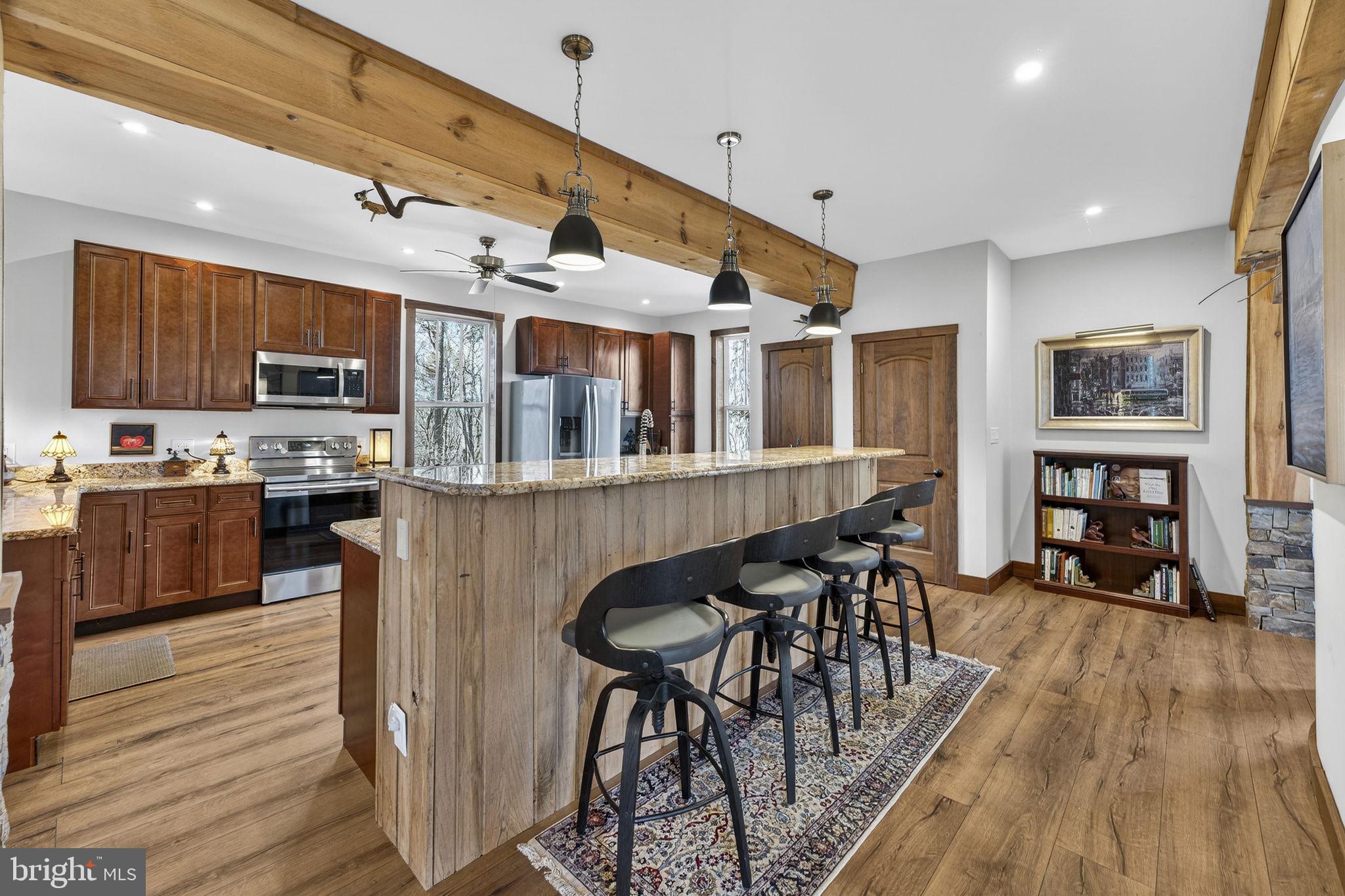 40 Angel Kiss Lane Castleton, VA 22716 - Photo 10 of 56 Functional 4-stool Island with granite bar top