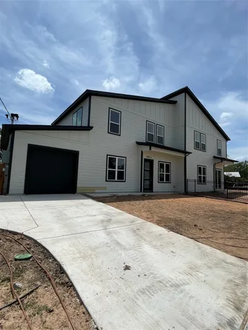 a house view with a outdoor space