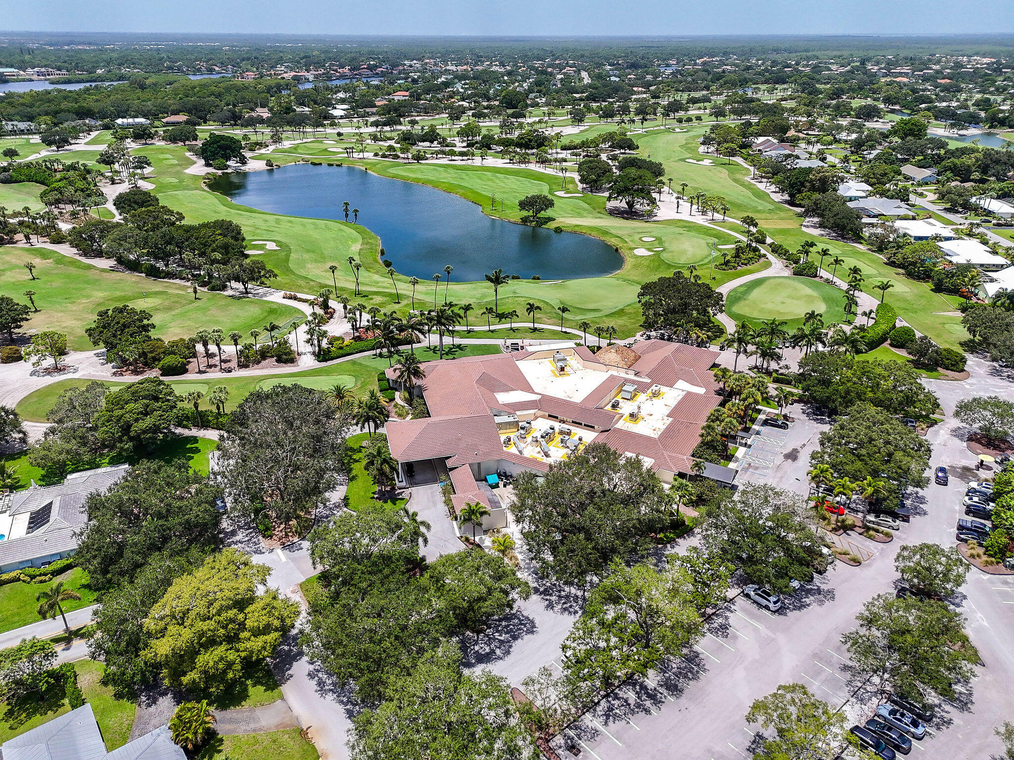3 Southeast Turtle Creek Drive, Unit E Tequesta, FL 33469 - Photo 48 of 51 an aerial view of residential houses with outdoor space
