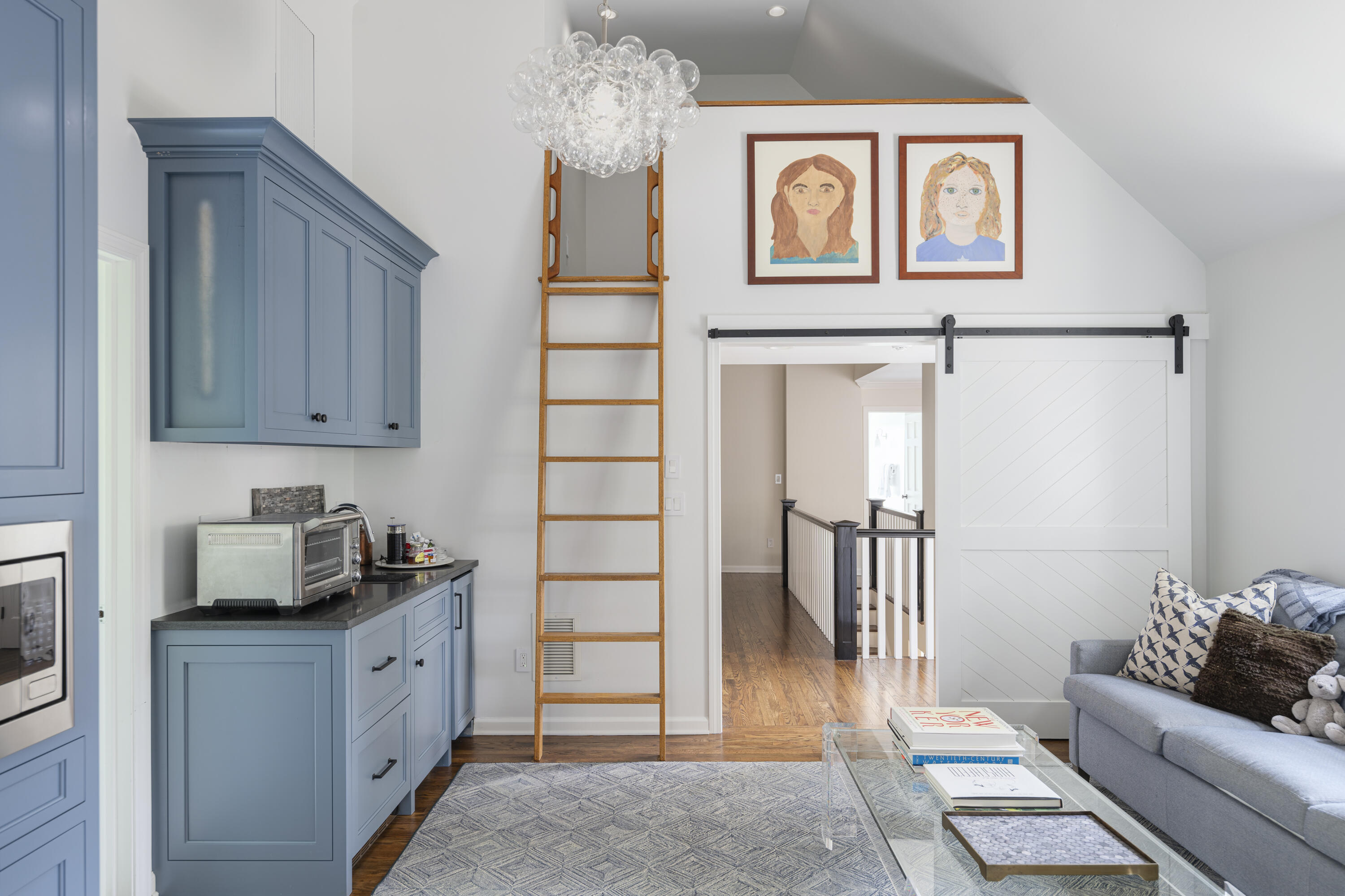 123 Long Neck Point Road Darien, CT 06820 - Photo 31 of 40 a hallway with cabinets and window