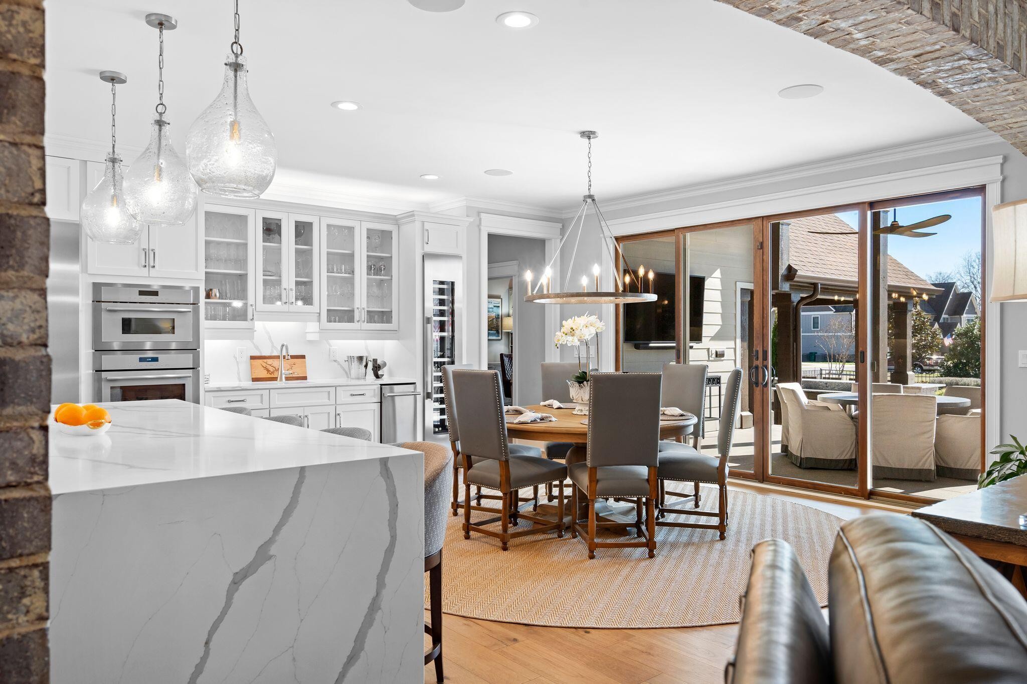 4190 Split Rail Way Whiteside, TN 37396 - Photo 5 of 25 a living room with stainless steel appliances furniture a dining table and chairs