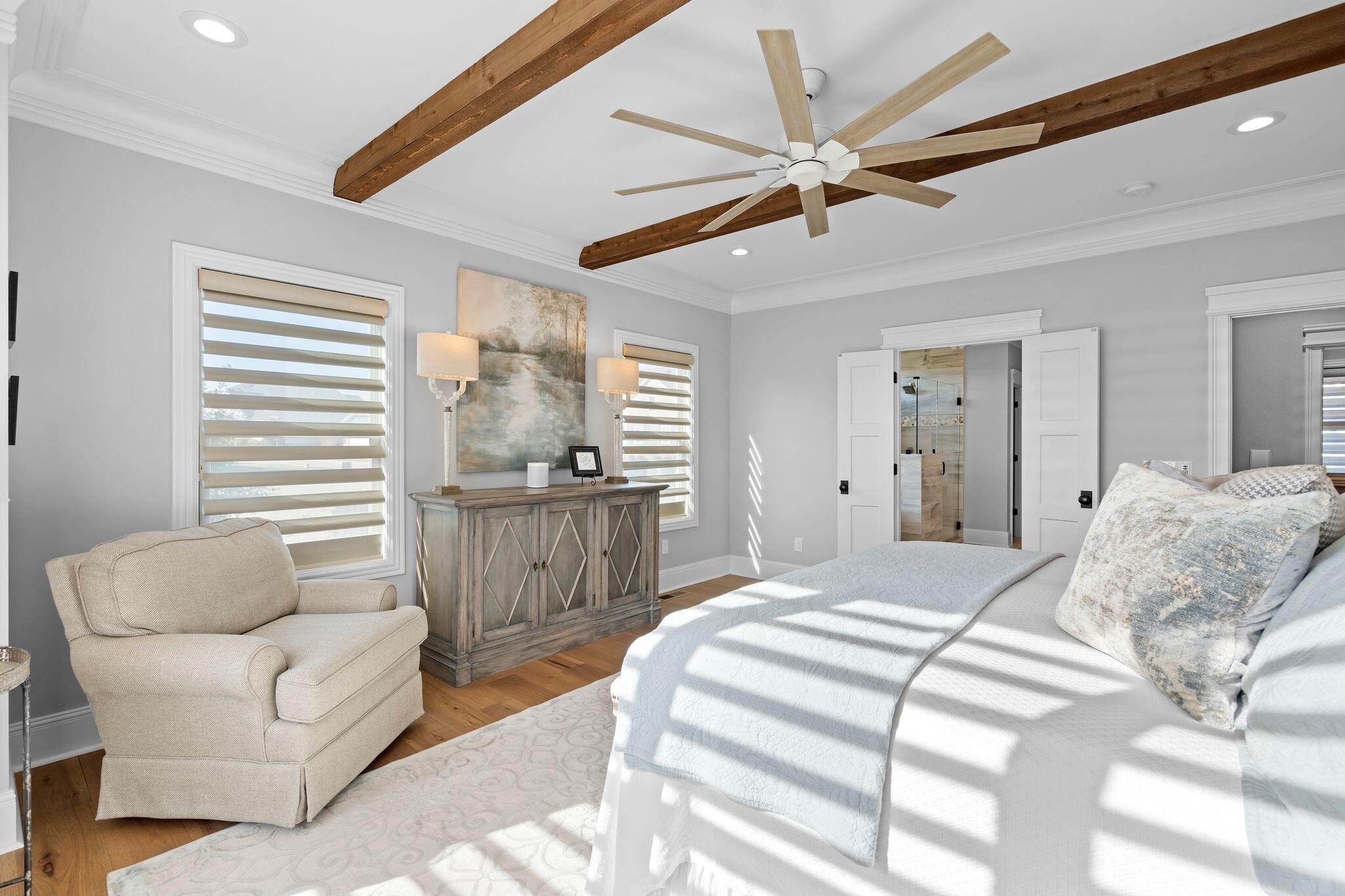 4190 Split Rail Way Whiteside, TN 37396 - Photo 10 of 25 a bedroom with furniture and a large window