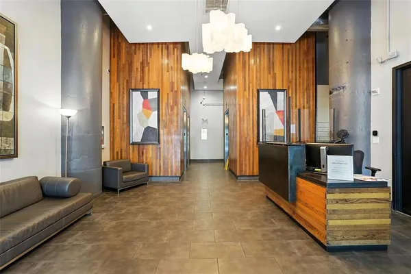 a view of a living room and entry way