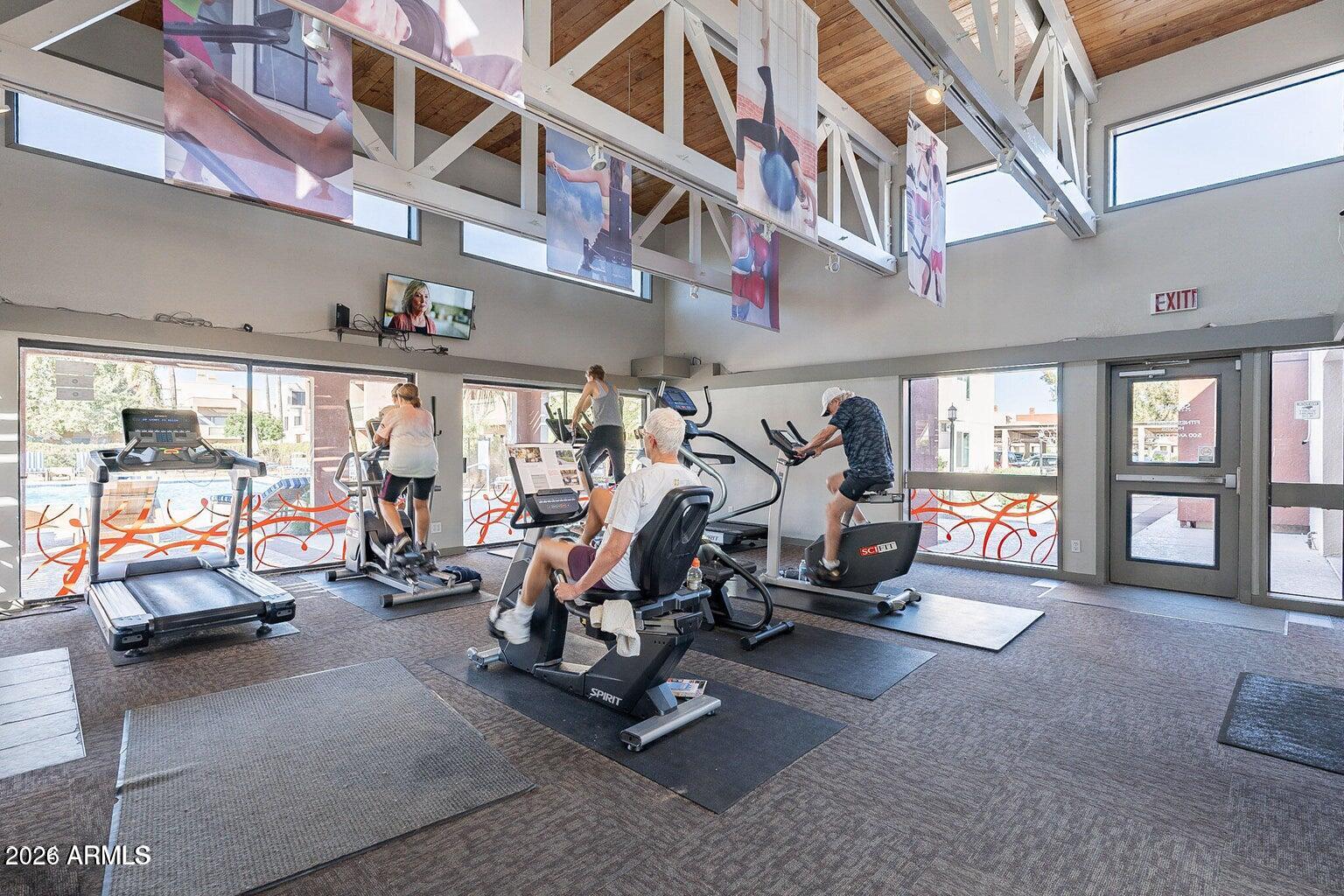 3600 North Hayden Road, Unit 3410 Scottsdale, AZ 85251 - Photo 13 of 22 a view of a room with gym equipment