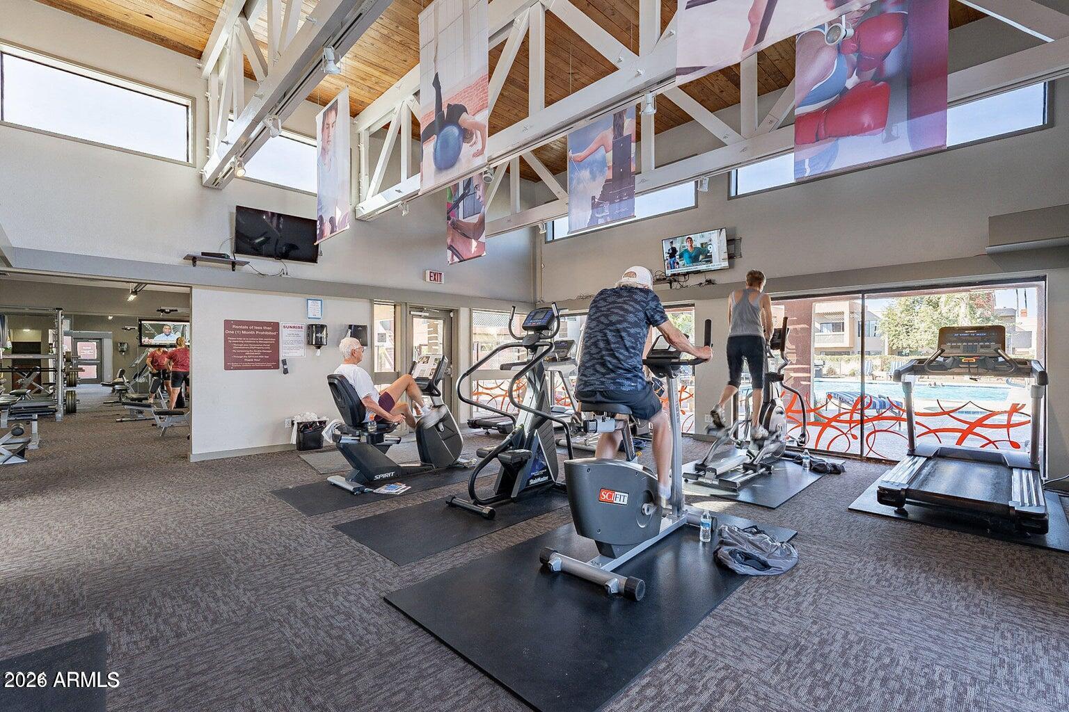 3600 North Hayden Road, Unit 3410 Scottsdale, AZ 85251 - Photo 14 of 22 a view of a room with gym equipment